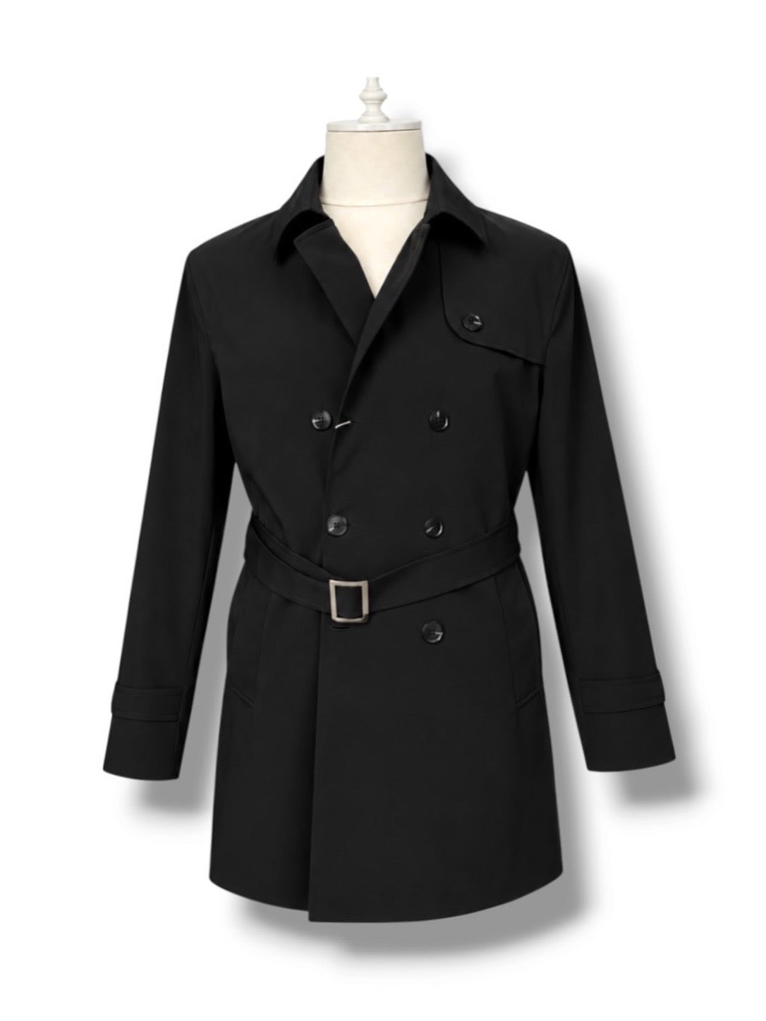 Trenchcoat Vittorio negru