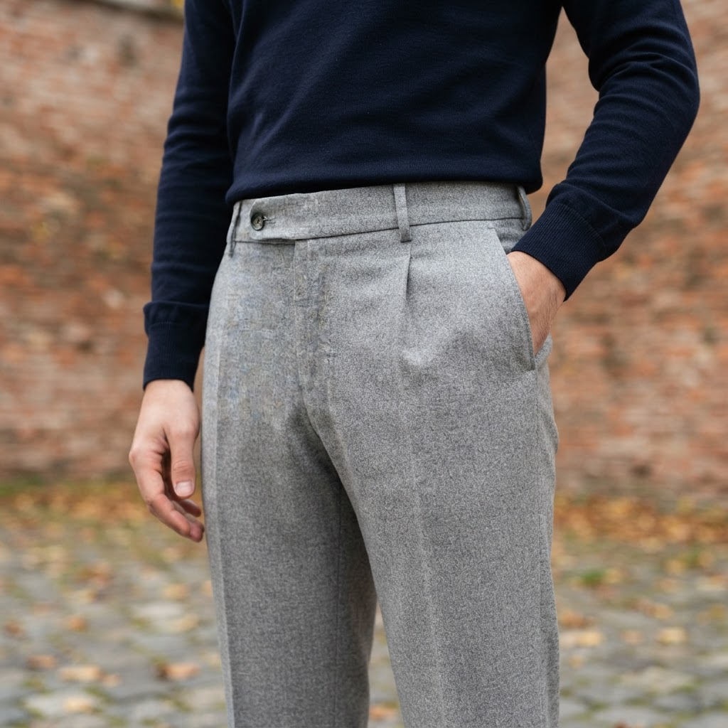 Pantaloni gri Flander
