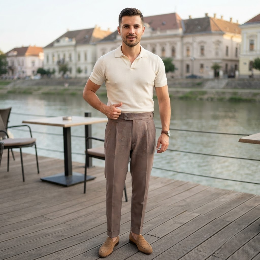Pantaloni maro Verano
