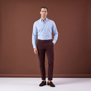Pantaloni chino bordo