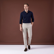 Pantaloni chino gri