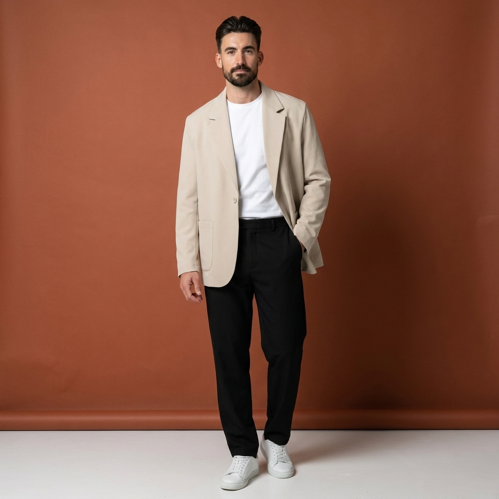 Sacou Art Oversize bej