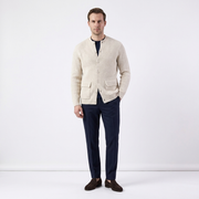 Cardigan Bej din Tricot