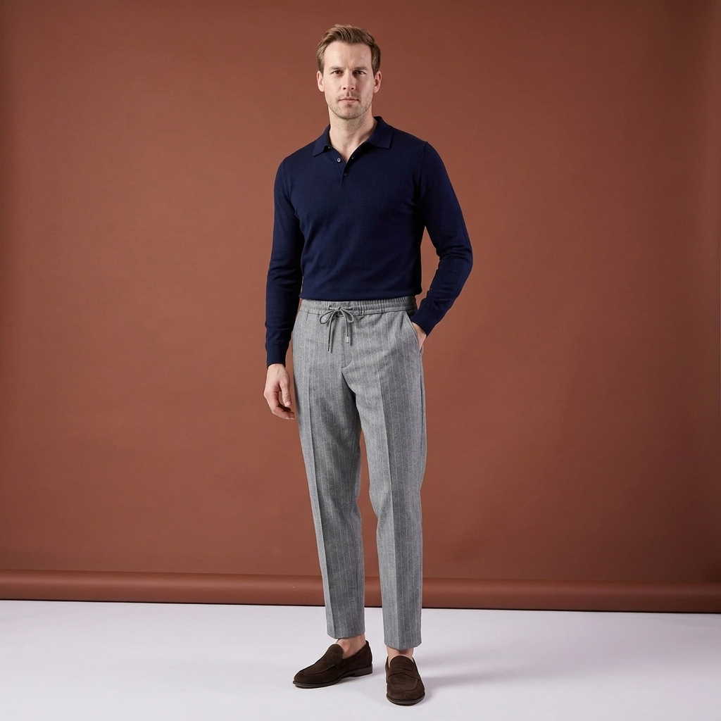 Pantaloni Guilo gri