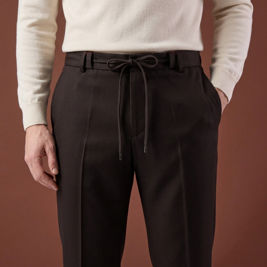 Pantaloni Jogger Art maro închis