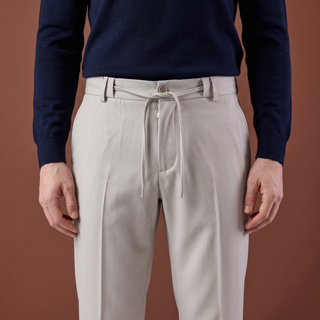 Pantaloni Jogger Art crem