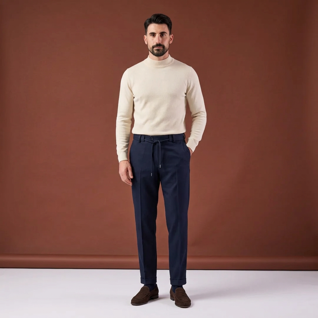 Pantaloni Jogger Art bluemarin