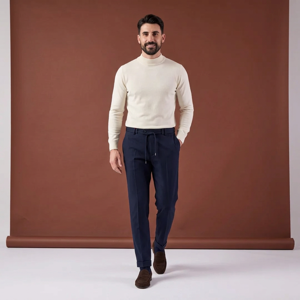 Pantaloni Jogger Art bluemarin