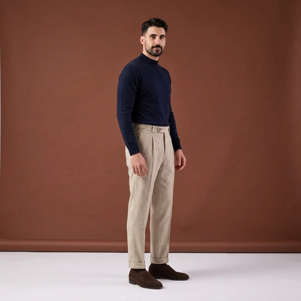 Pantaloni Jacques bej