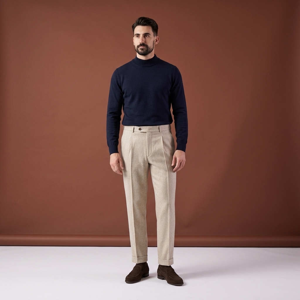 Pantaloni Jacques bej