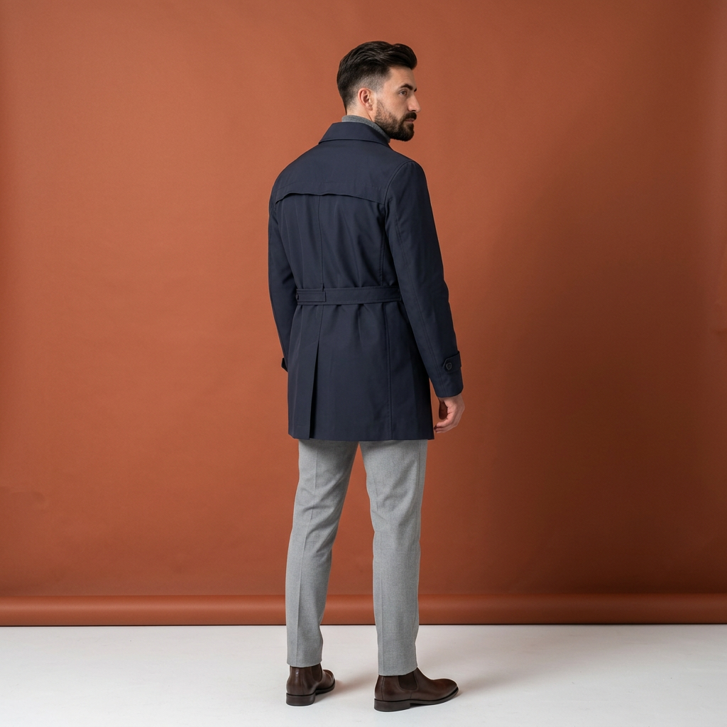 Trenchcoat Vittorio bluemarin