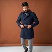 Trenchcoat Vittorio bluemarin