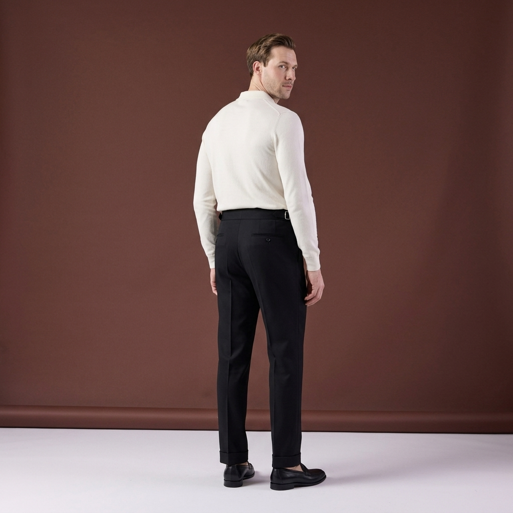 Pantaloni Reggie negri