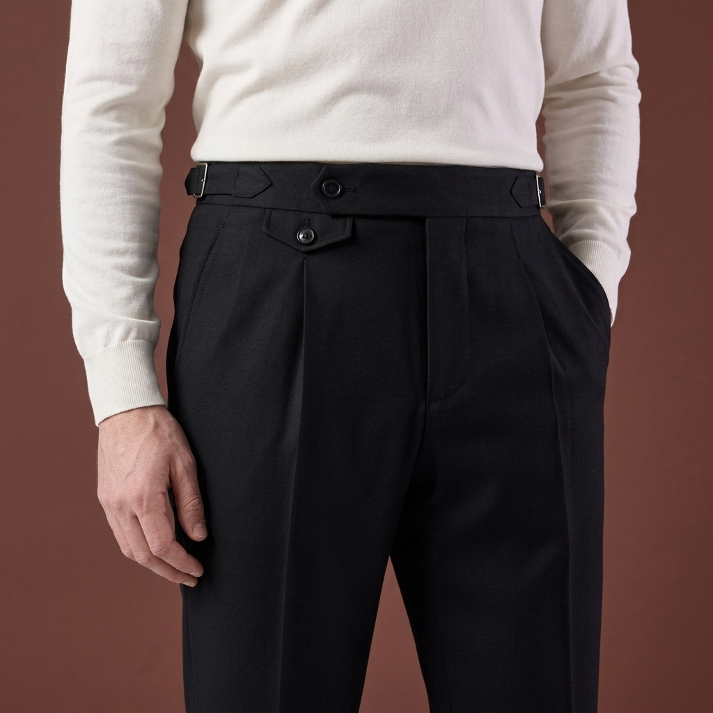Pantaloni Reggie negri