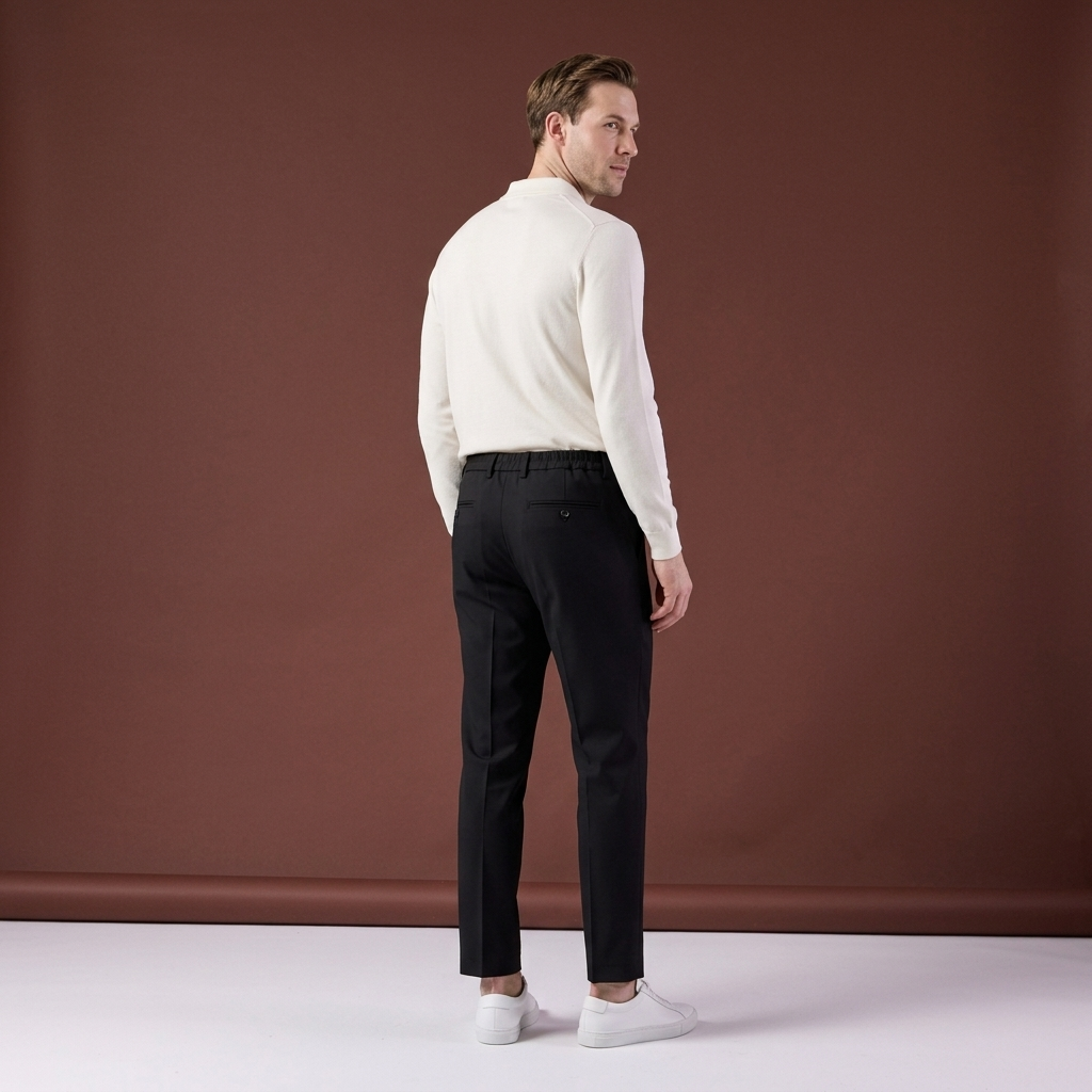 Pantaloni Richard negri