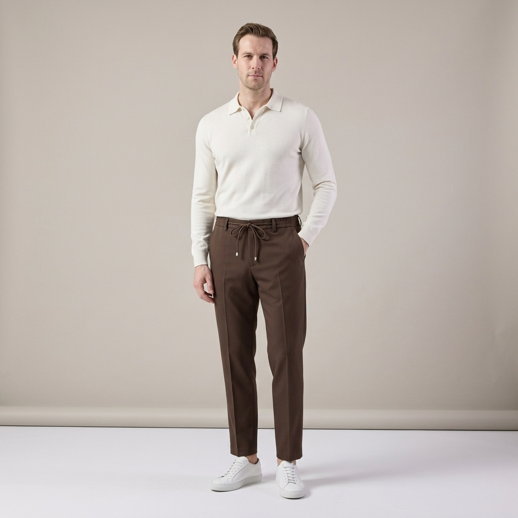 Pantaloni Richard maro