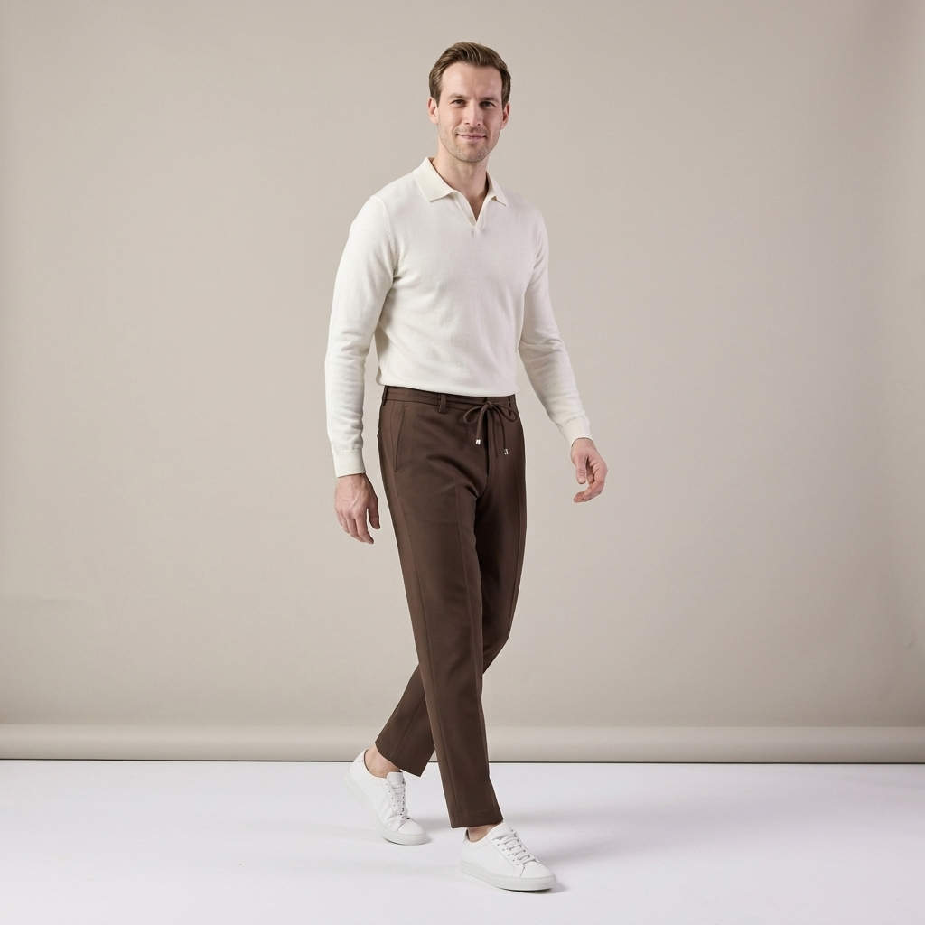Pantaloni Richard maro