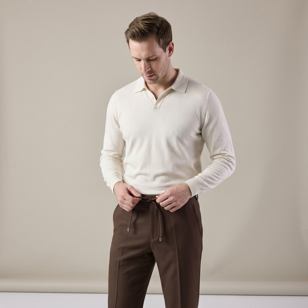 Pantaloni Richard maro