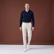 Pantaloni Richard crem