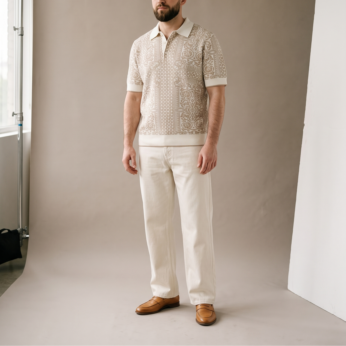 Tricou Atelier Bej