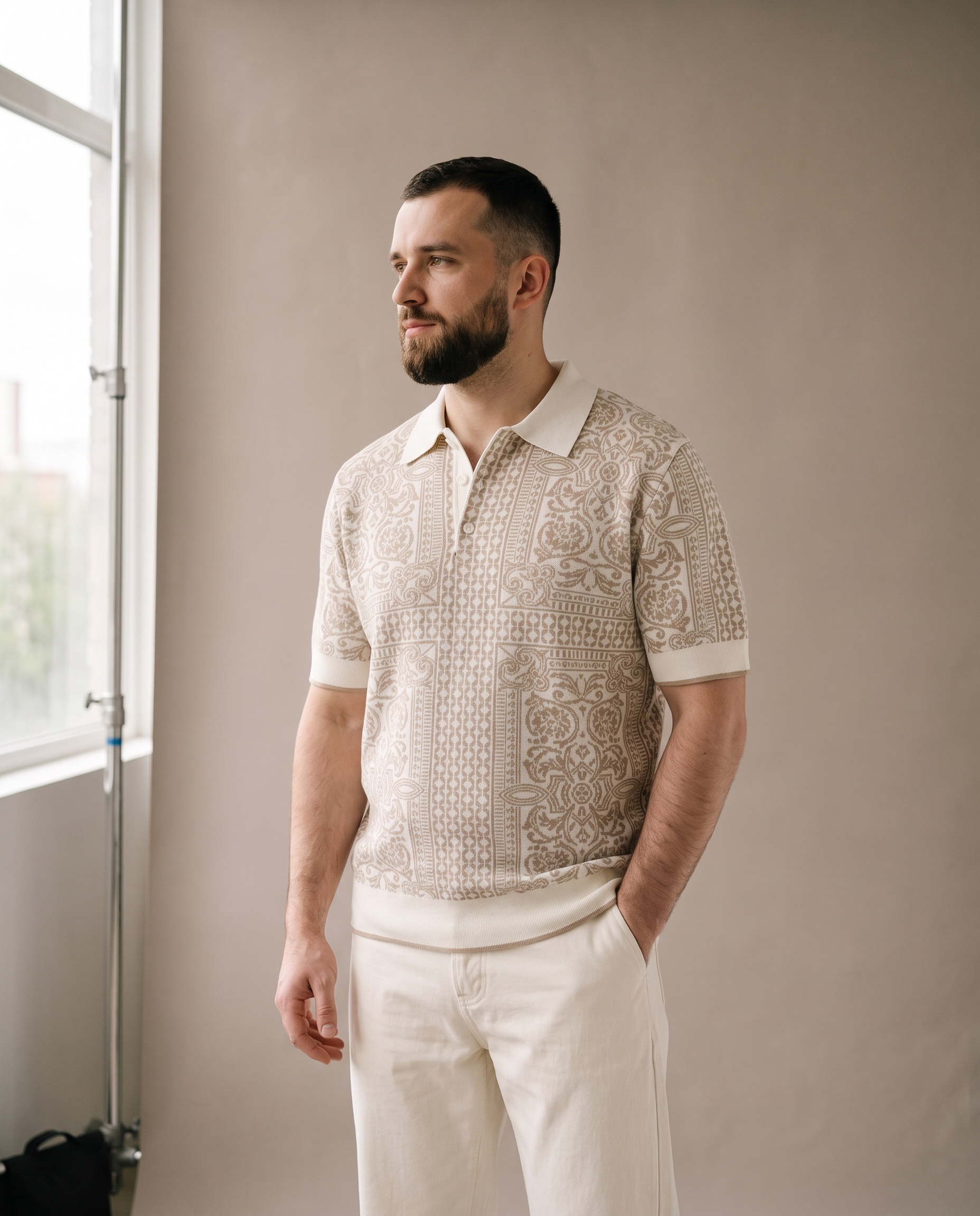 Tricou Atelier Bej