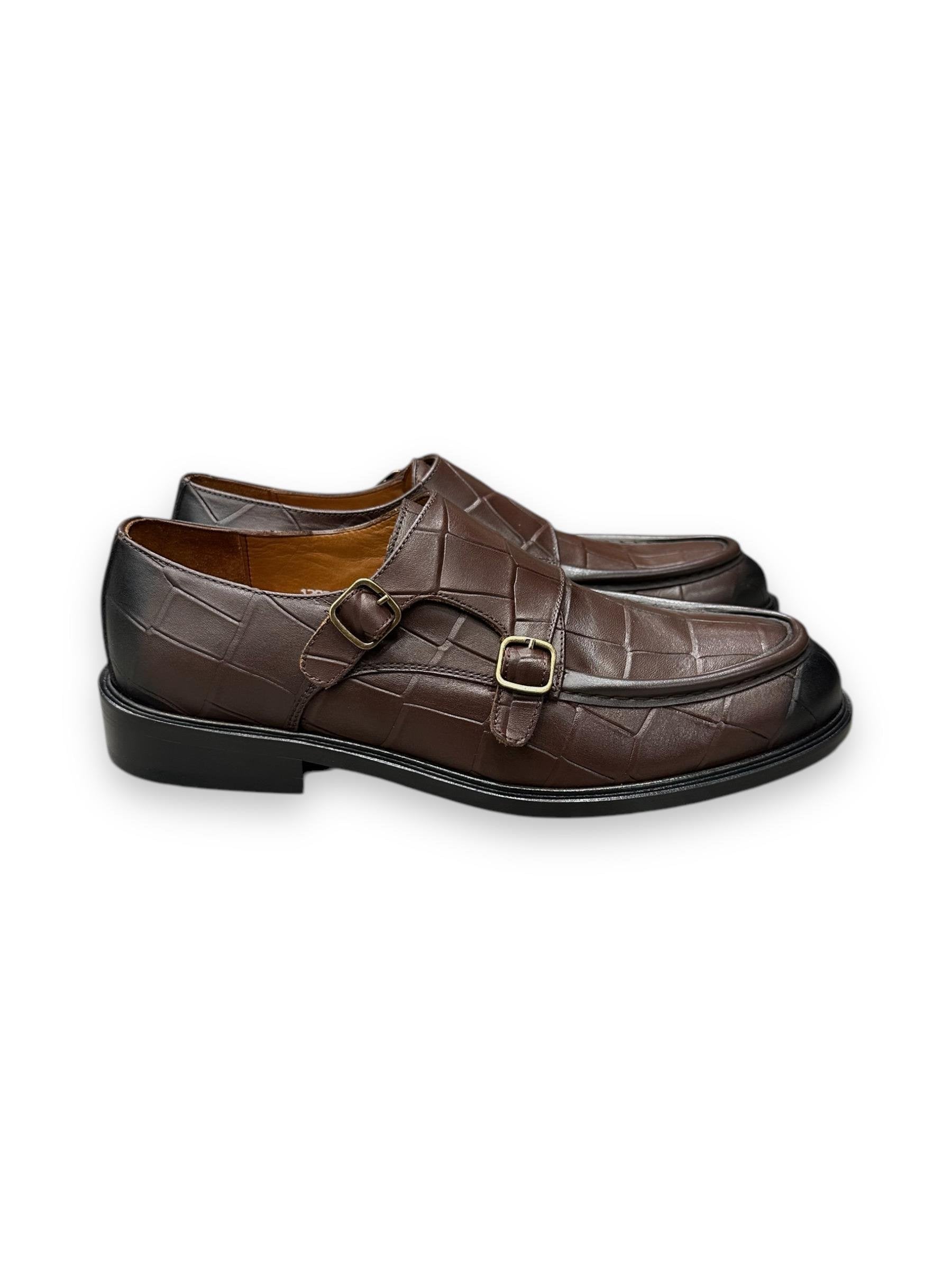 Pantofi Croco maro