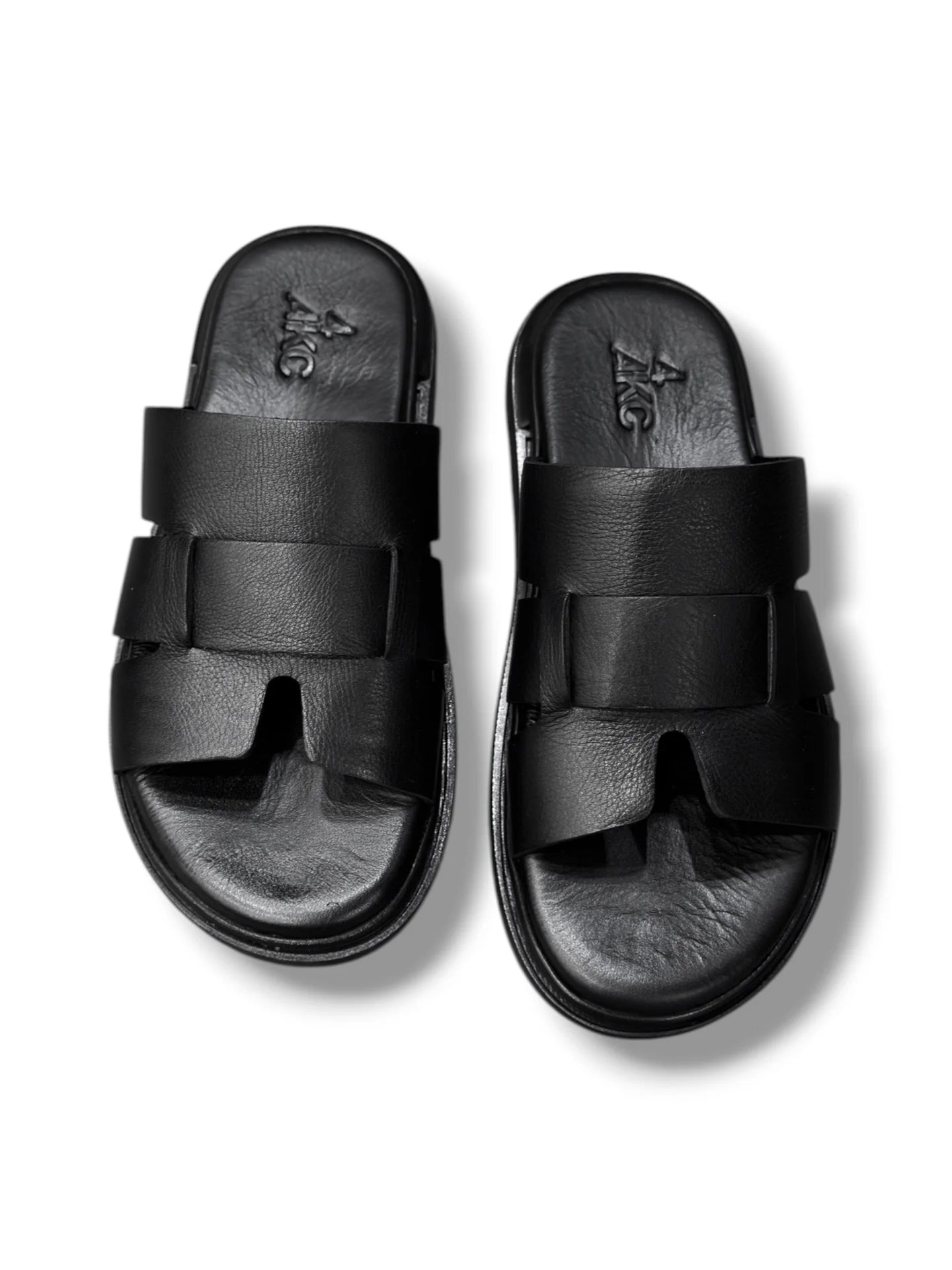 Sandale Lera negre din Piele Naturală