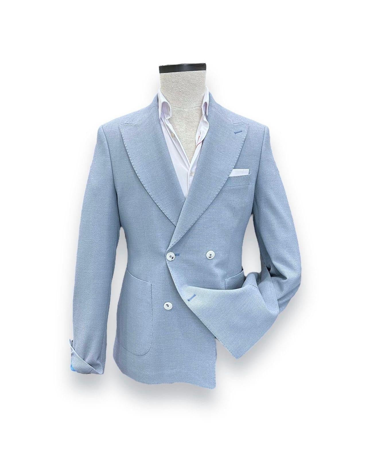 Costum Marc albastru deschis