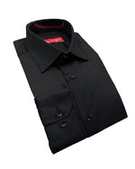 Cămașă din Saten neagră