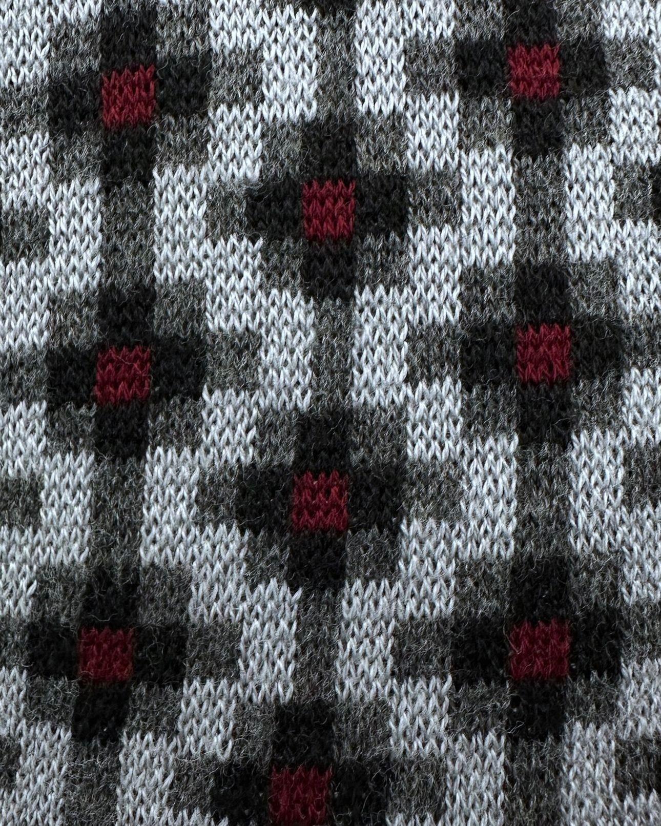 Pulover Poet negru cu design geometric