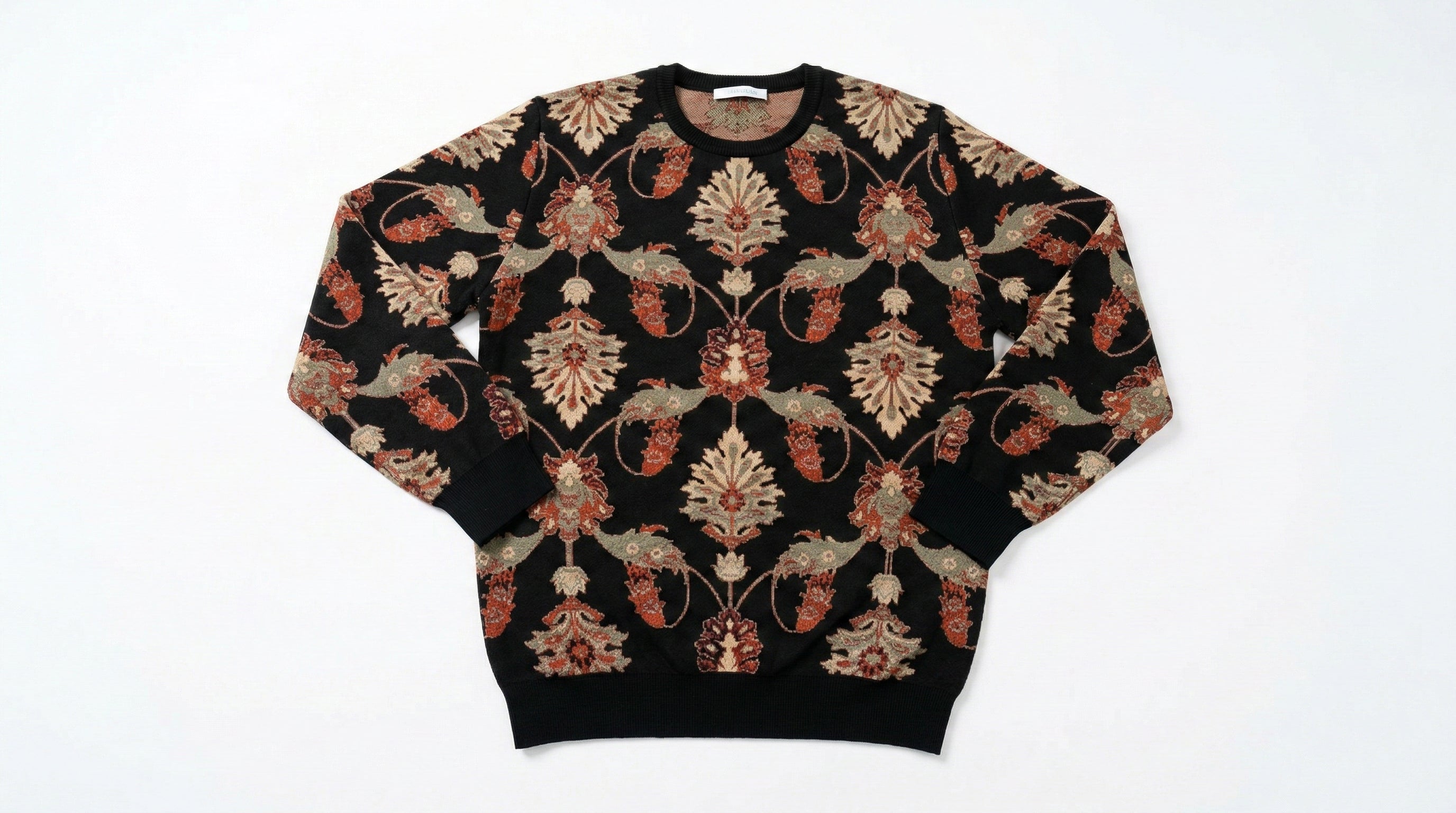 Bluză Otto neagră cu model