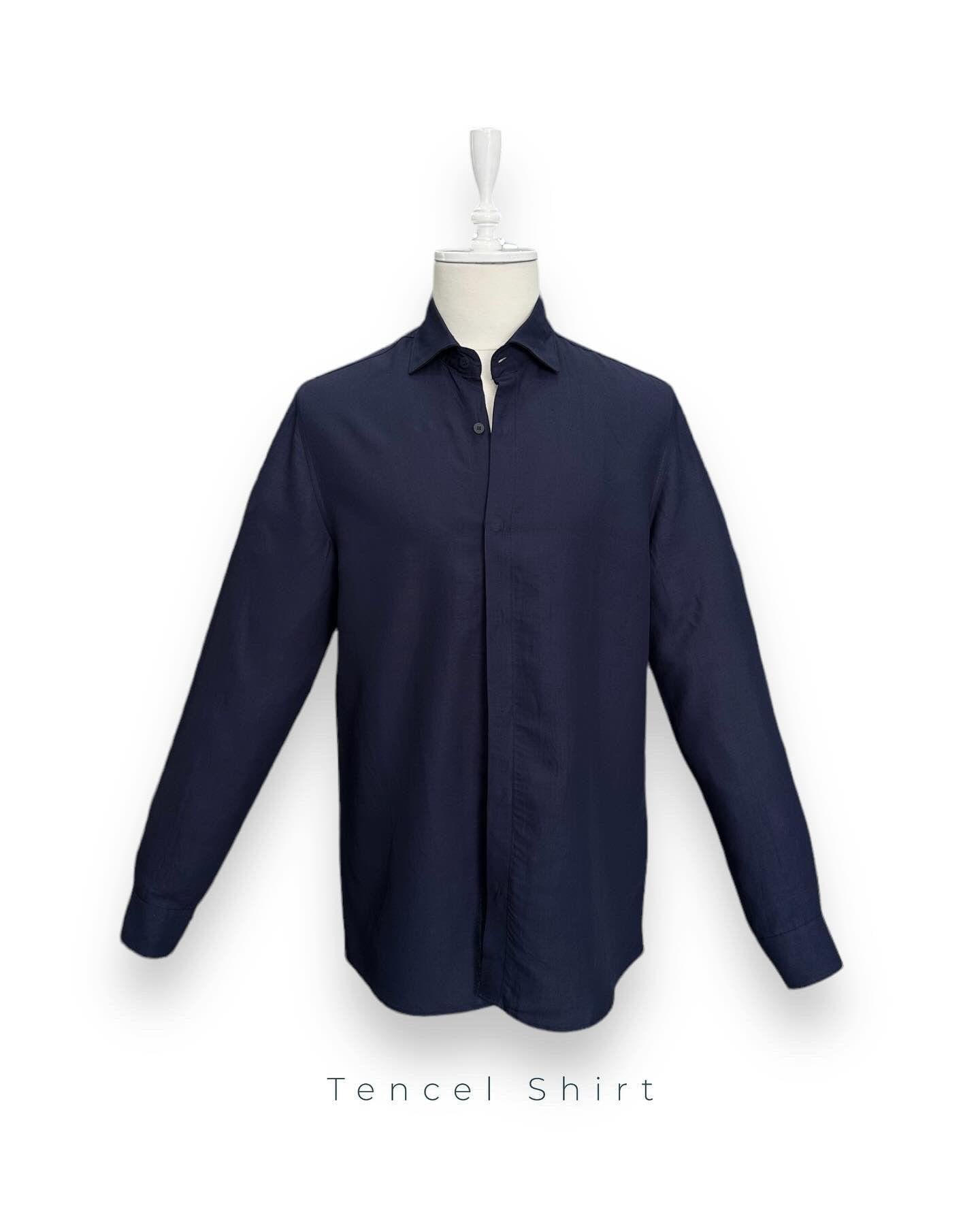 Cămașă Tencel bluemarin