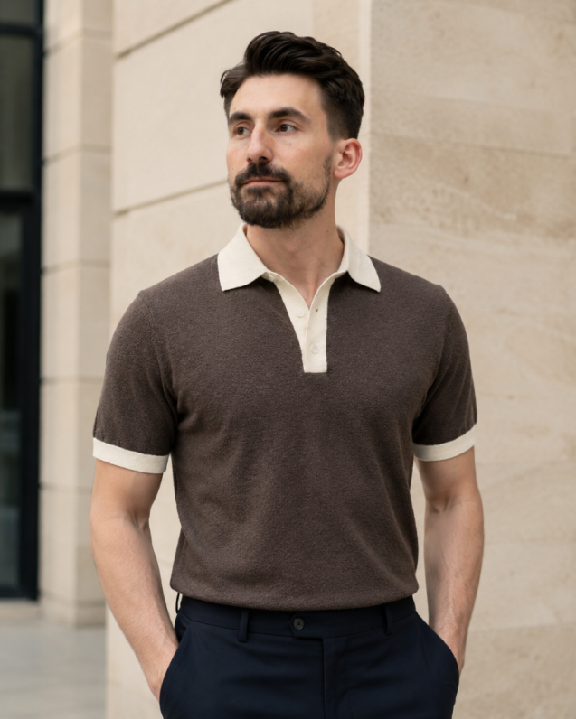 Tricou Bukle maro