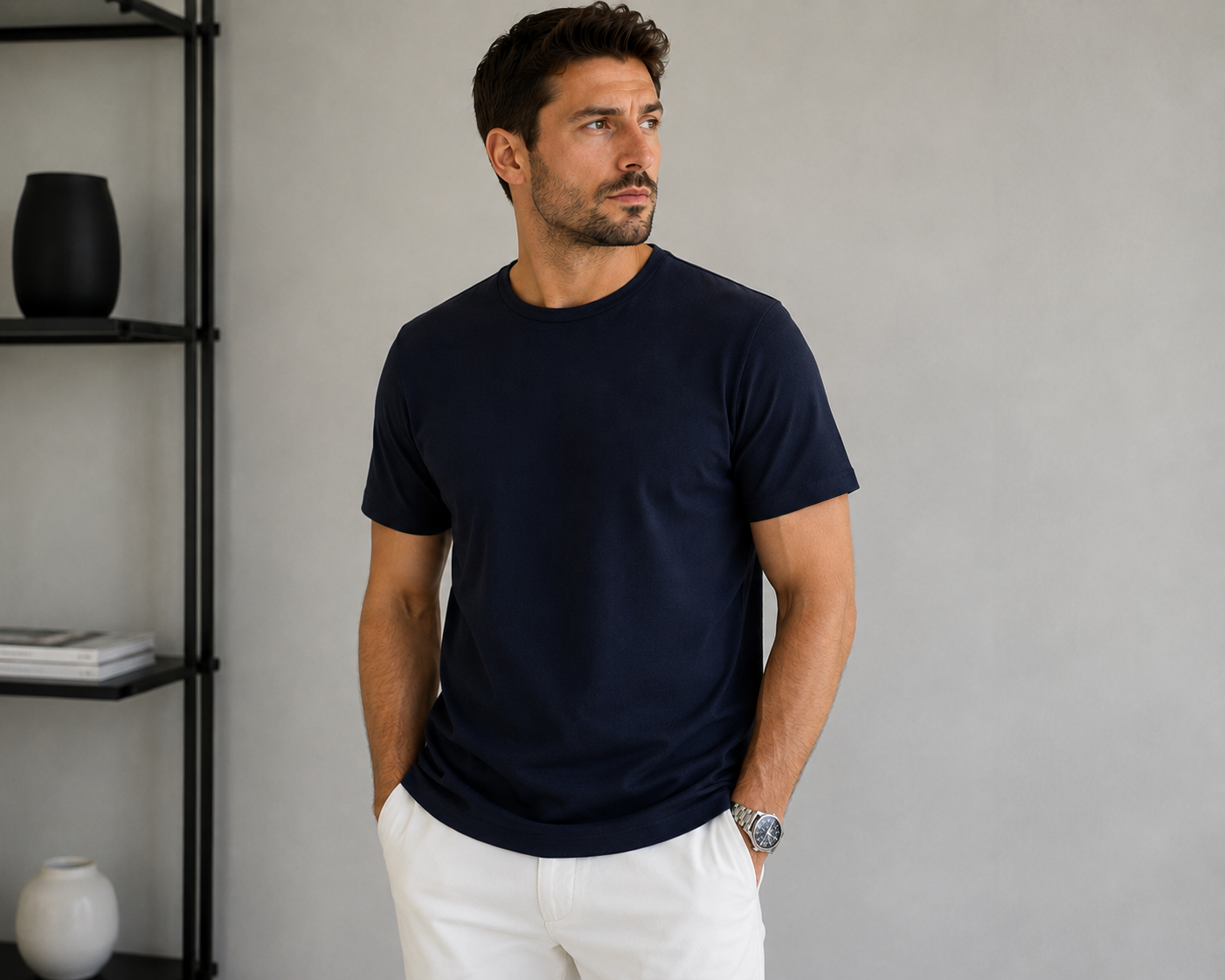 Tricou Simplu Bleumarin